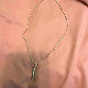 Largos Linear Diamond Pendant Necklace